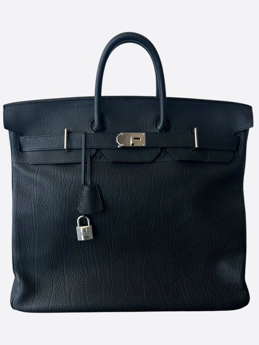 Hermes Black Togo HAC Birkin 50