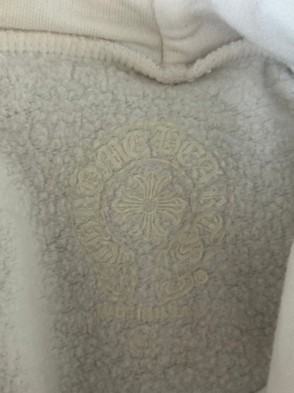 Chrome Hearts Rolling Stones White & Red Horseshoe Logo Hoodie