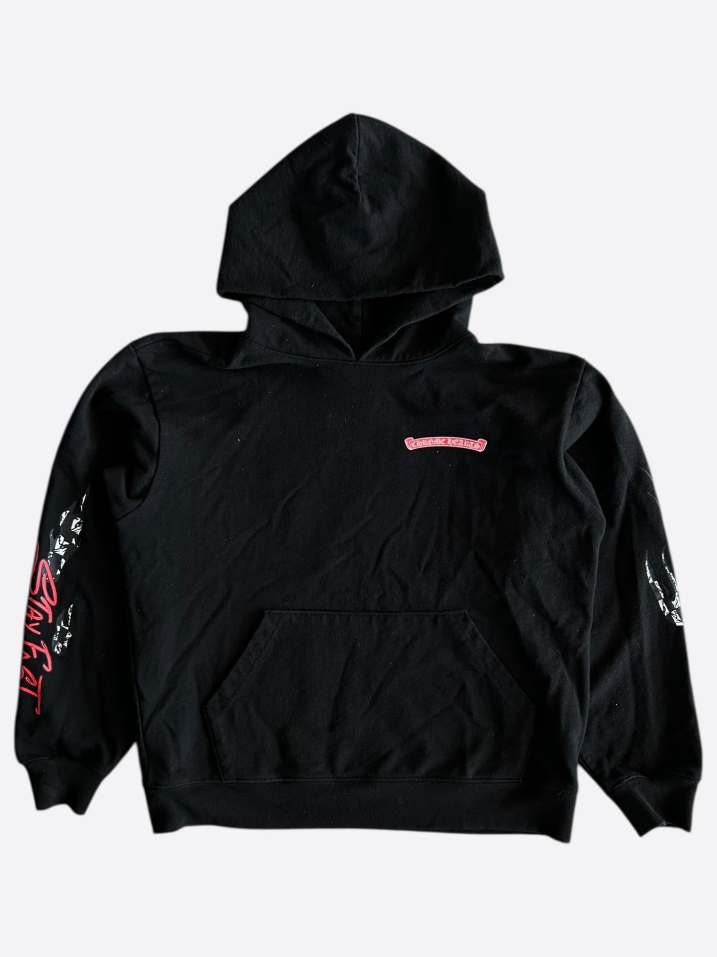 Chrome Hearts Black Matty Boy Stay Fast Hoodie