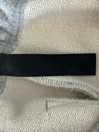 Chrome Hearts Grey & Black CH Logo Embroidered Sweatpants