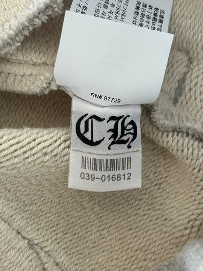 Chrome Hearts Grey & Black CH Logo Embroidered Sweatpants