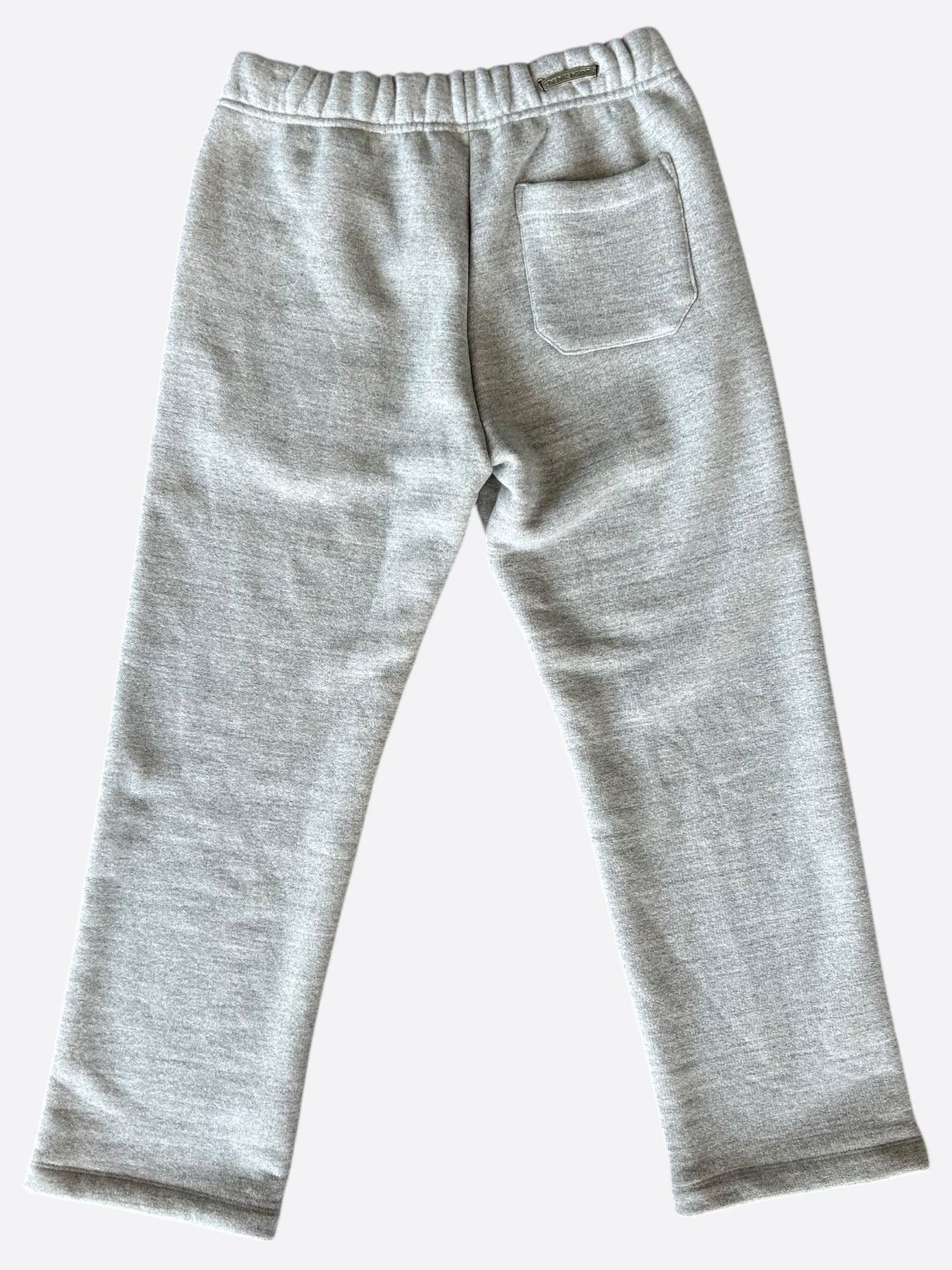 Chrome Hearts Grey & Black CH Logo Embroidered Sweatpants