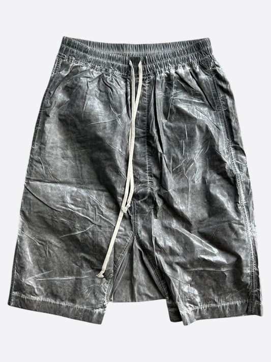 Rick Owens Grey Pod Shorts