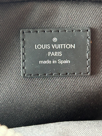 Louis Vuitton Black & Yellow Logo EPI Danube PPM