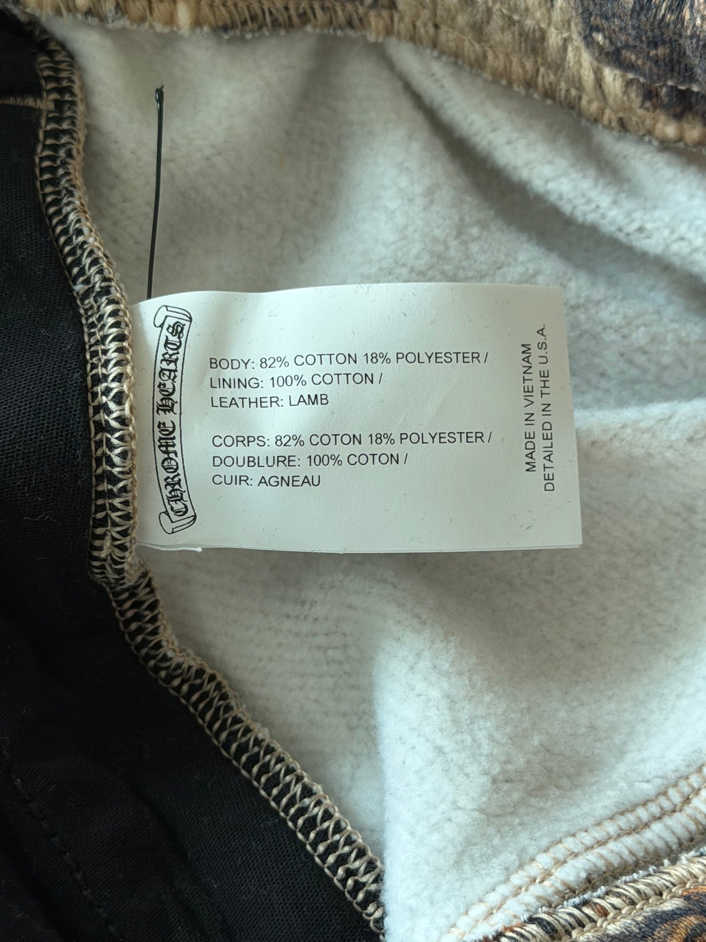 Chrome Hearts Nike NOCTA Camouflage Horseshoe Logo Sweatpants