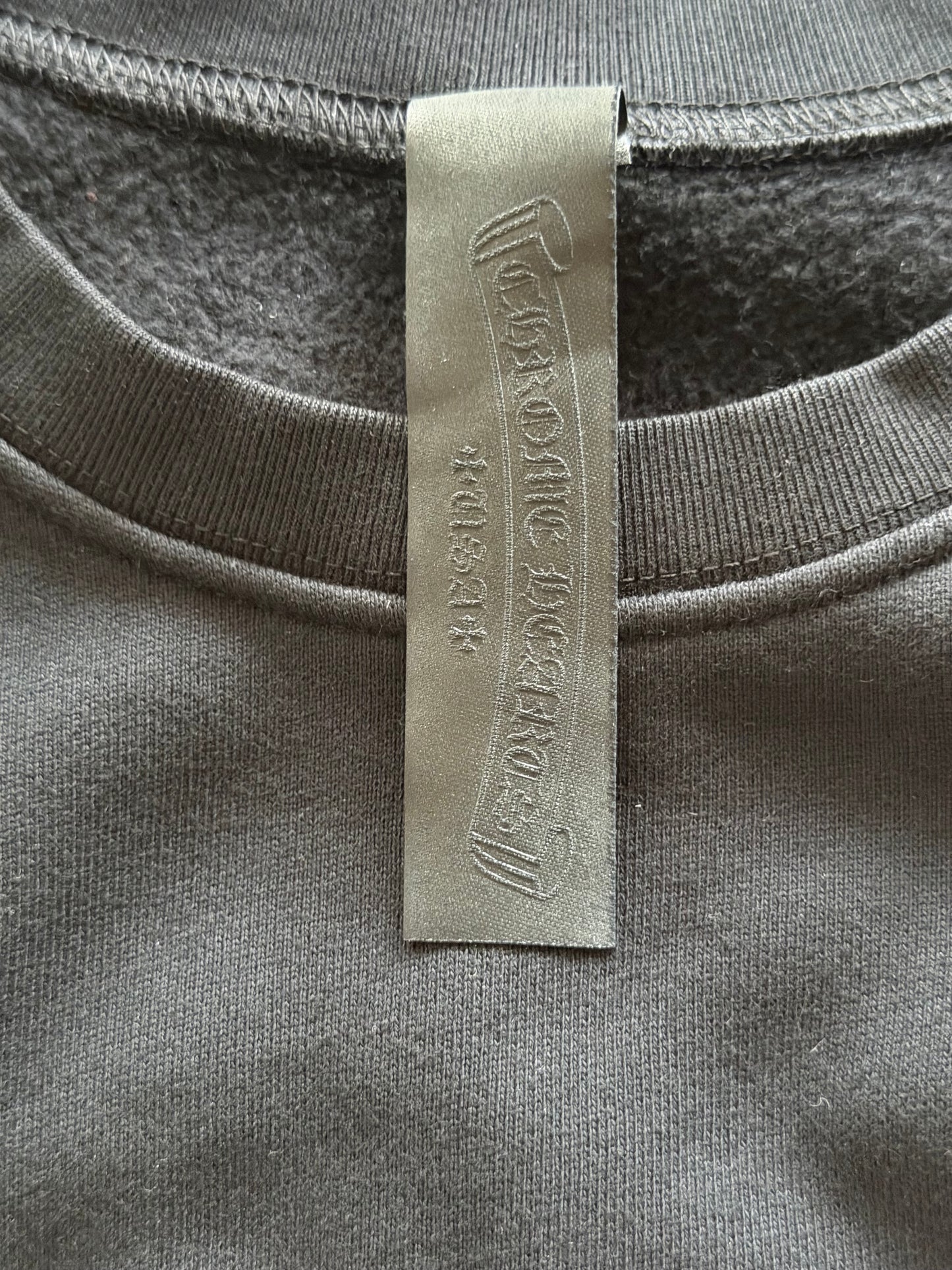Chrome Hearts Black Cross Patch Sweater