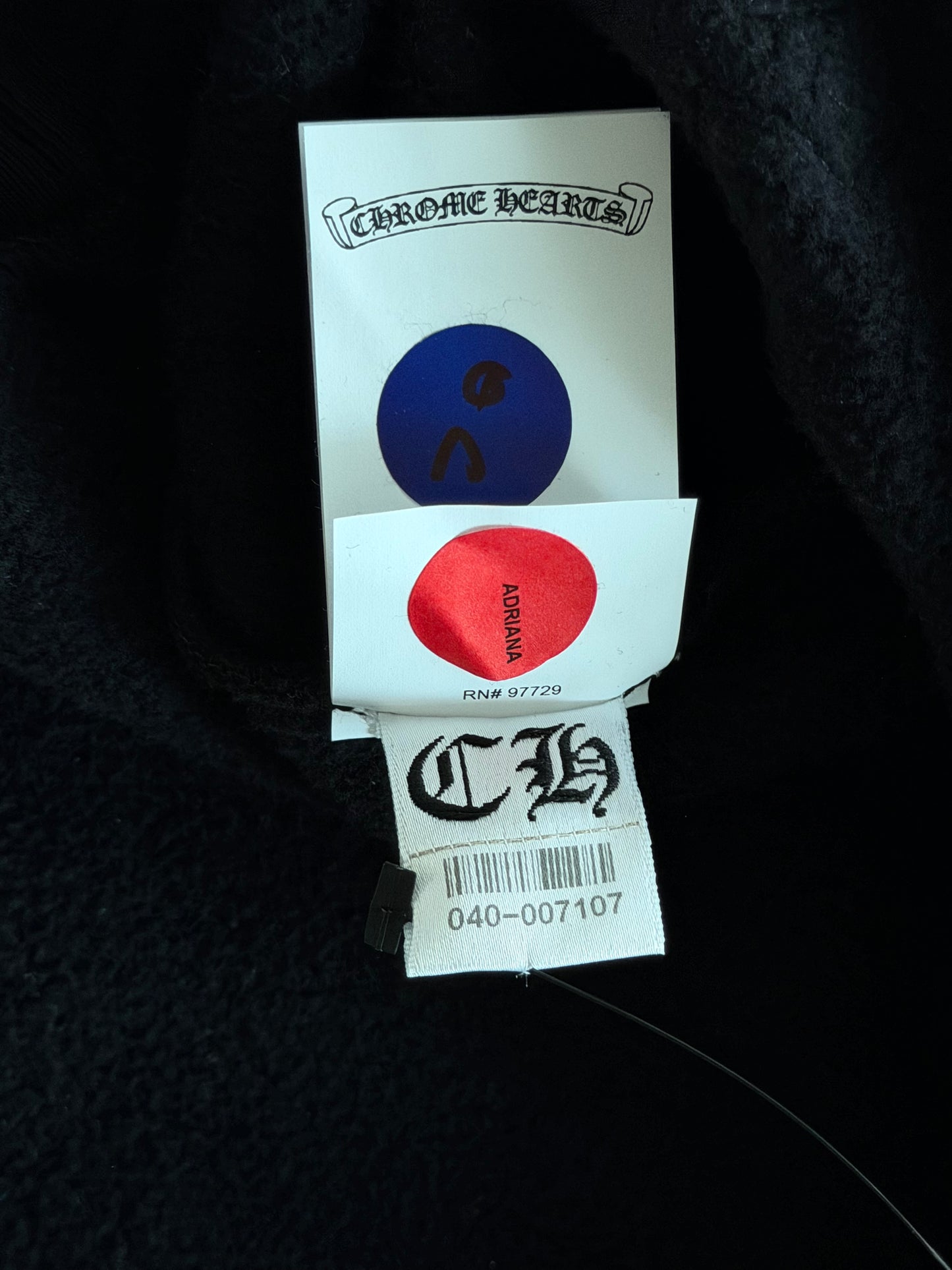 Chrome Hearts Black Cross Patch Sweater