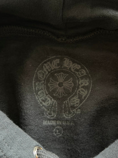 Chrome Hearts Black & Pink Foti Graphic Hoodie