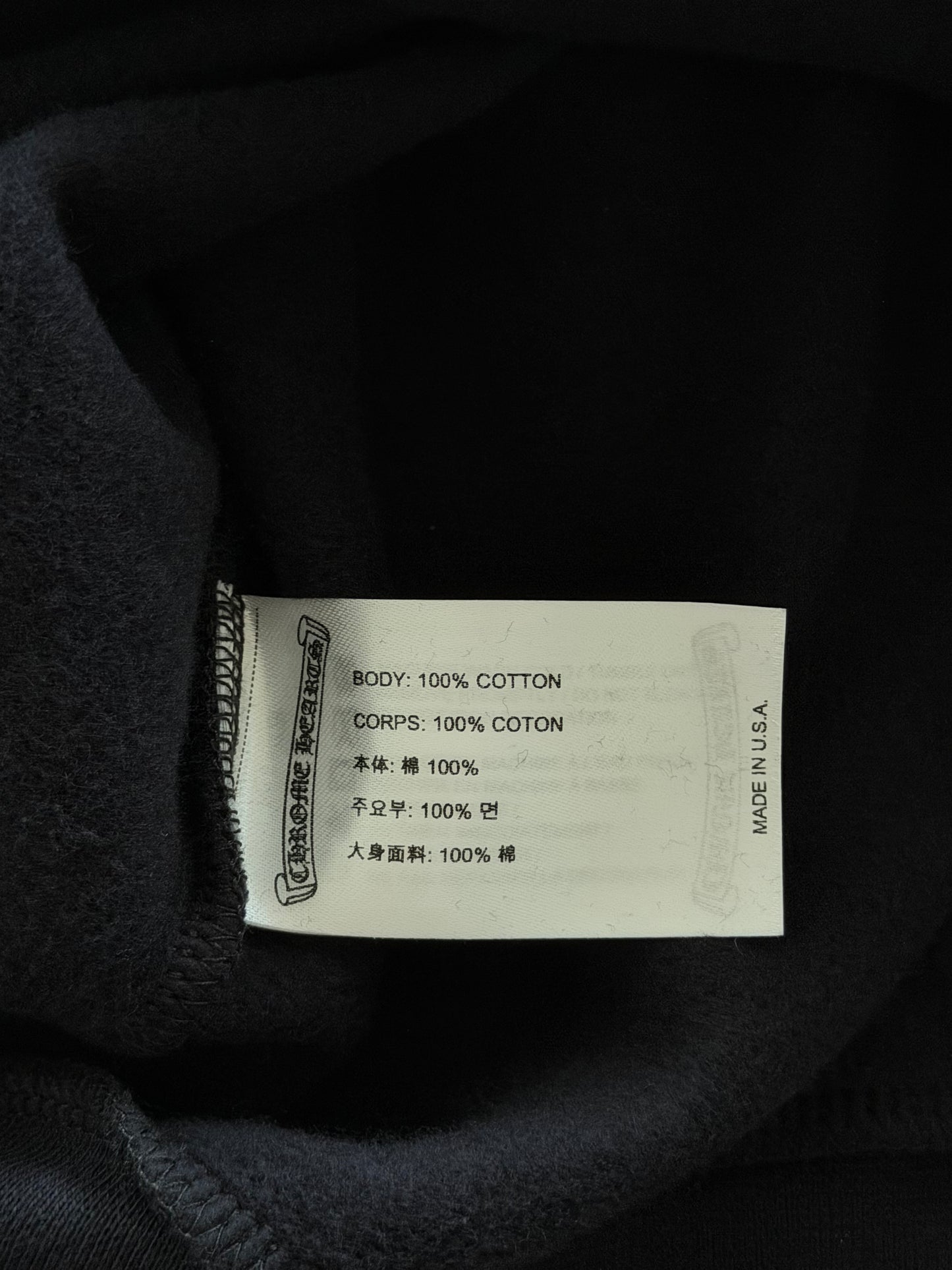 Chrome Hearts Black & Pink Foti Graphic Hoodie