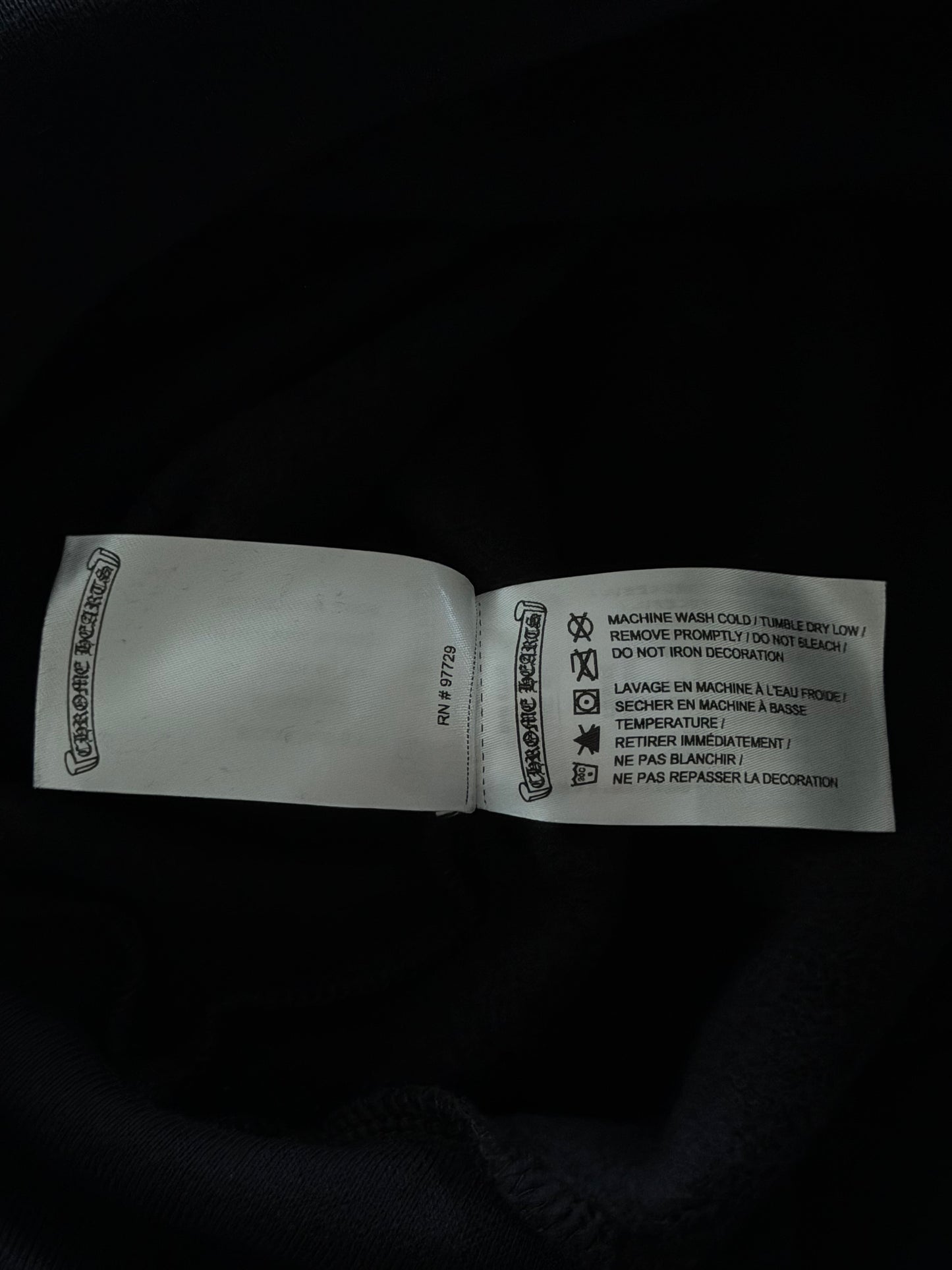 Chrome Hearts Black & Pink Foti Graphic Hoodie