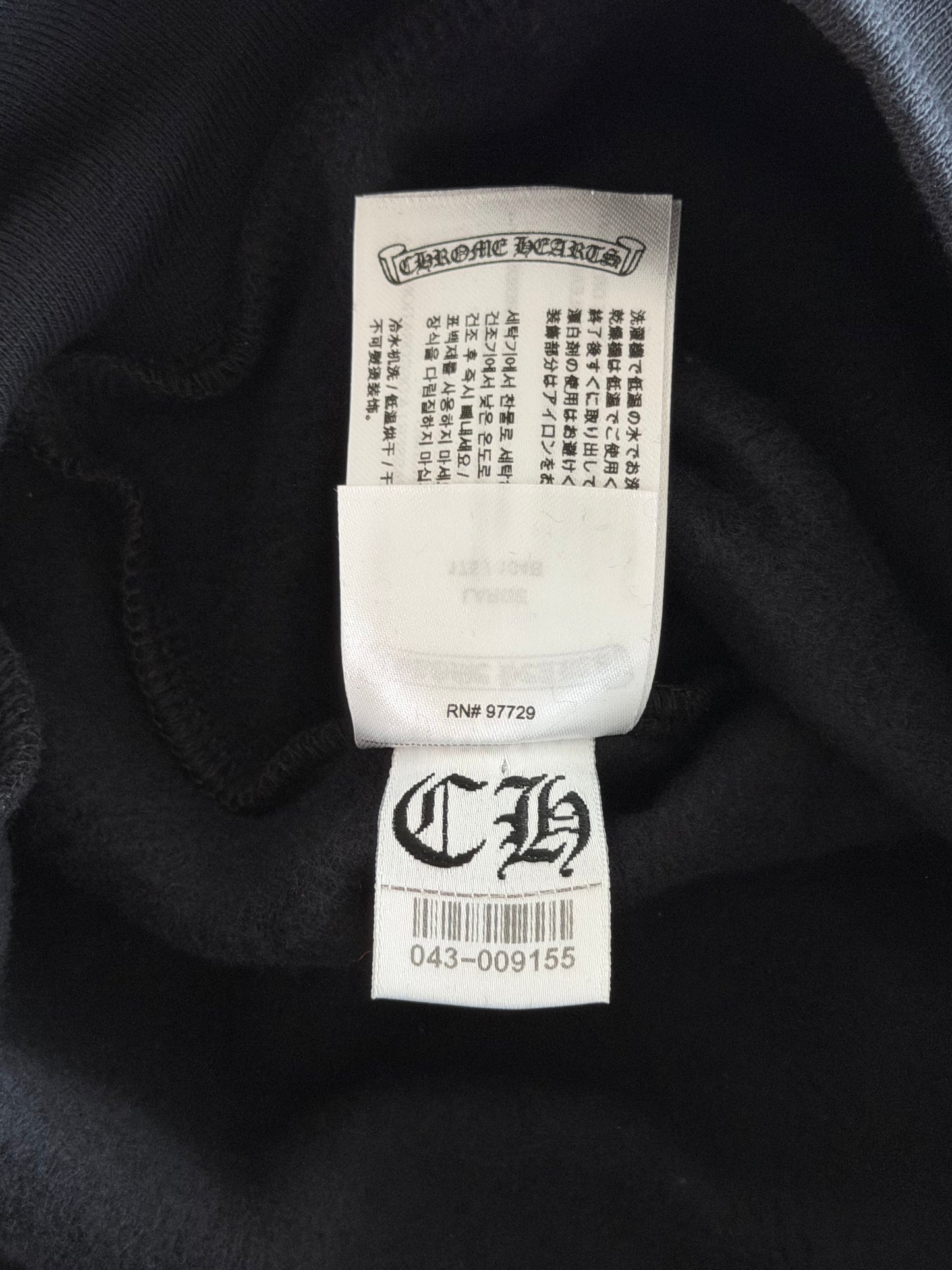 Chrome Hearts Black & Pink Foti Graphic Hoodie