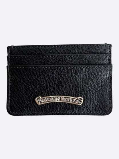 Chrome Hearts Black & Silver Scroll Cardholder