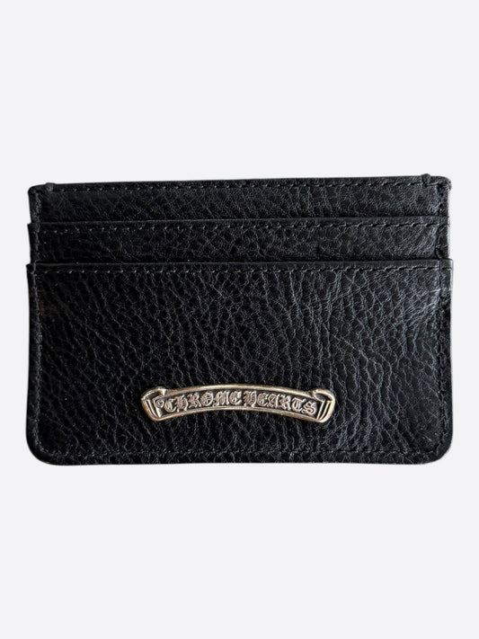 Chrome Hearts Black & Silver Scroll Cardholder