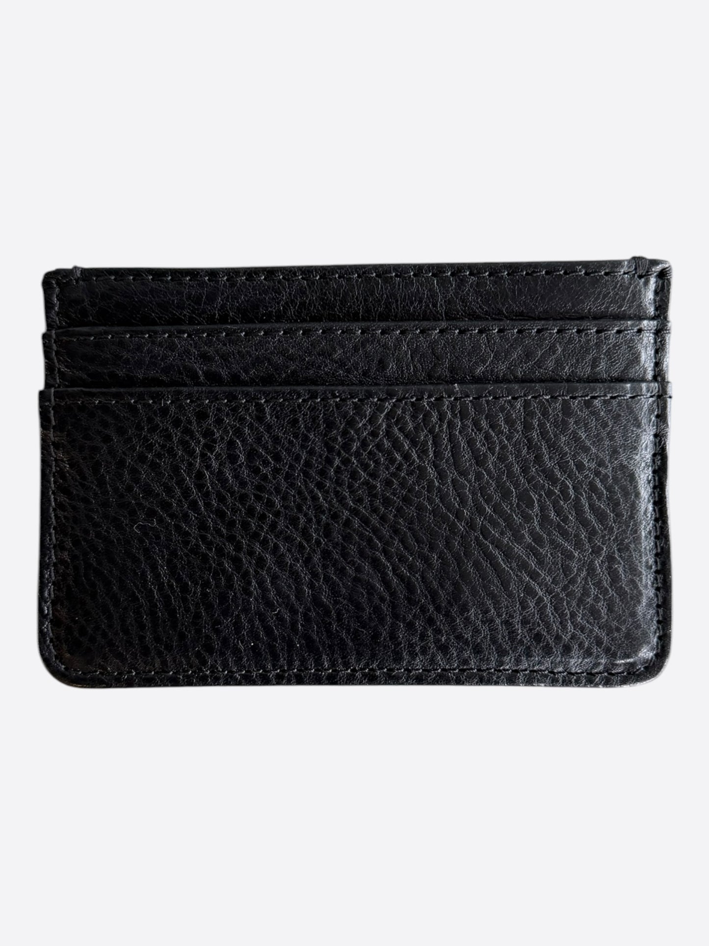 Chrome Hearts Black & Silver Scroll Cardholder