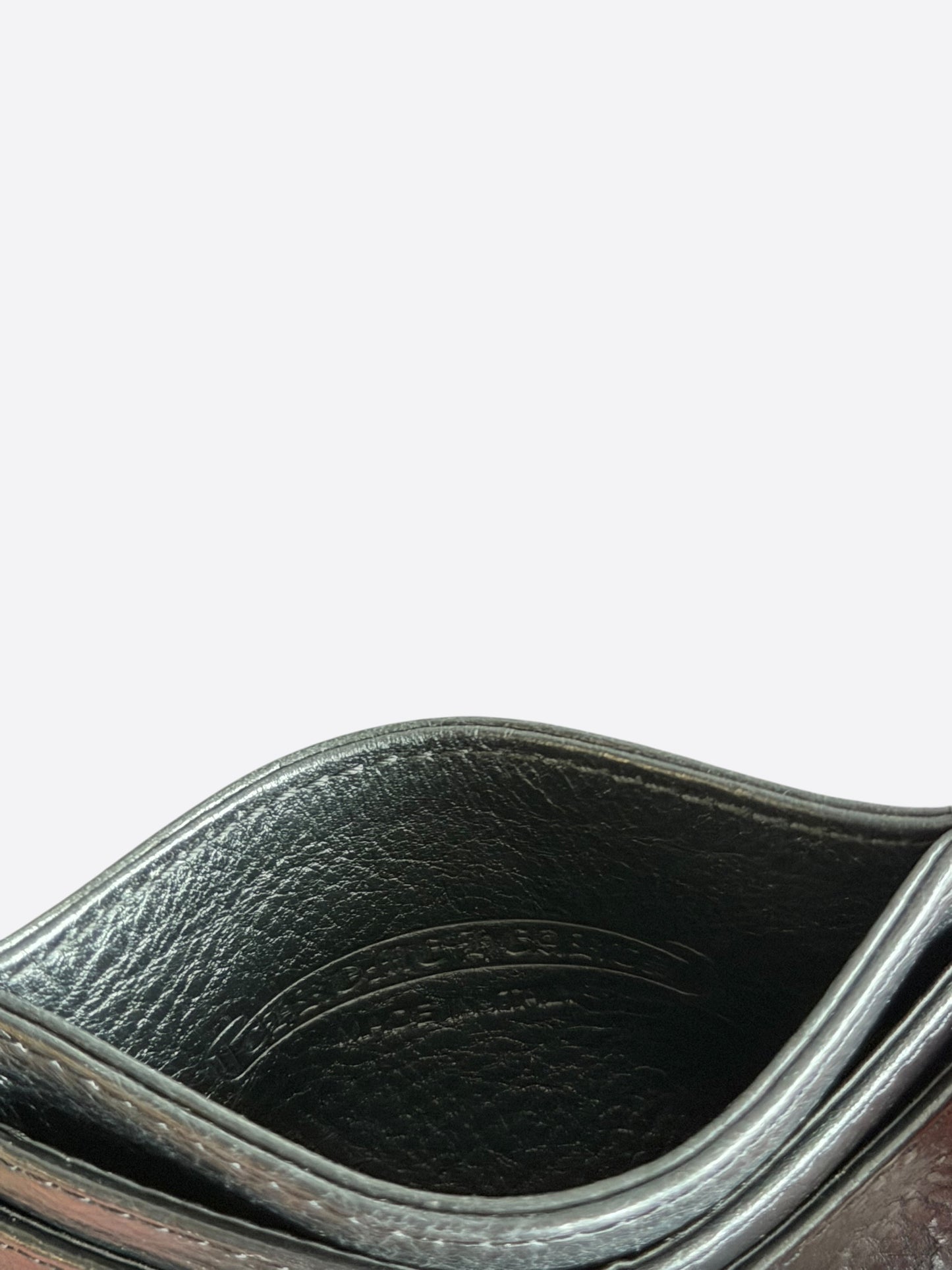 Chrome Hearts Black & Silver Scroll Cardholder