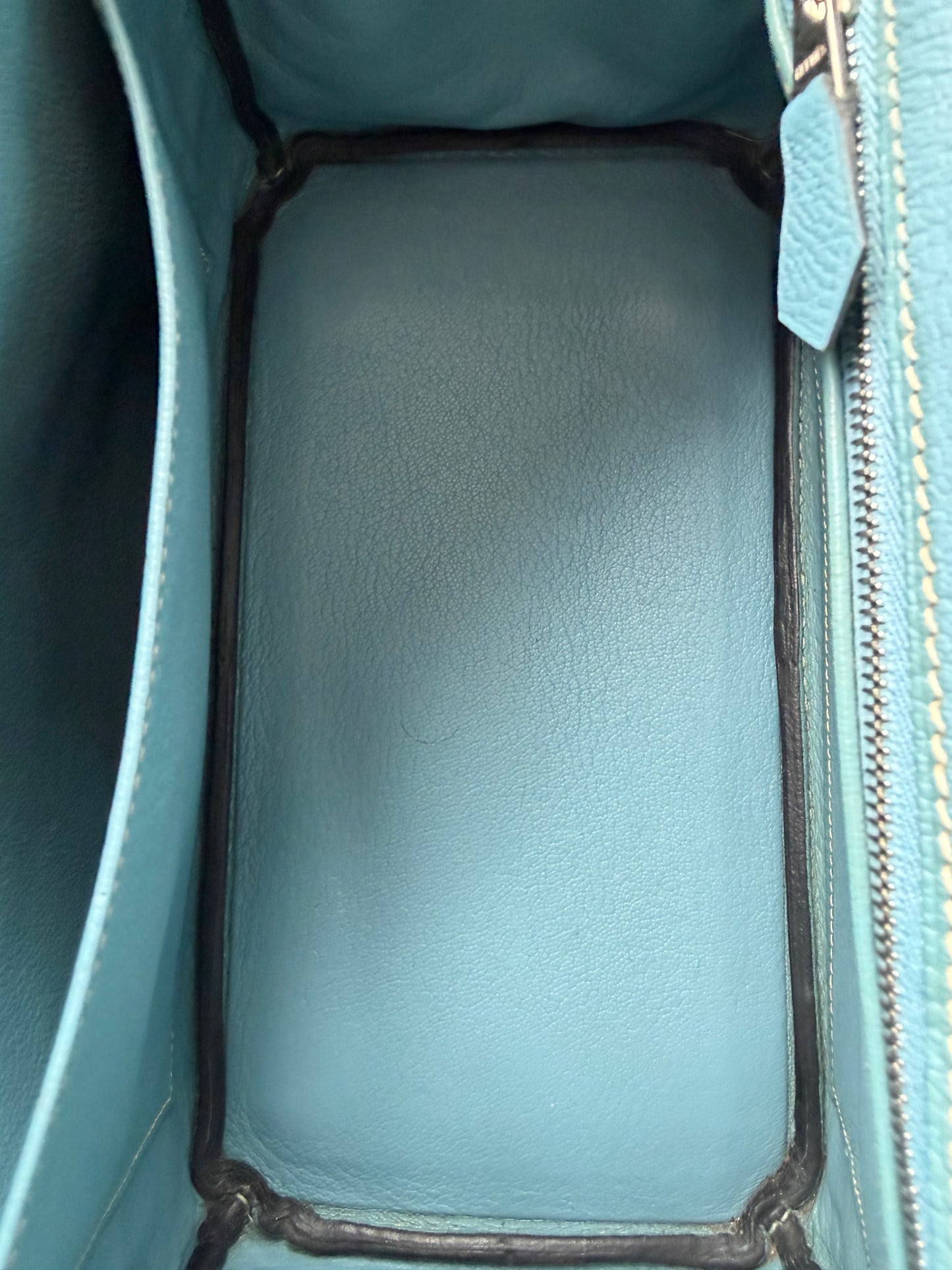 Hermes Blue Jean Epsom & Palladium Hardware Birkin 25