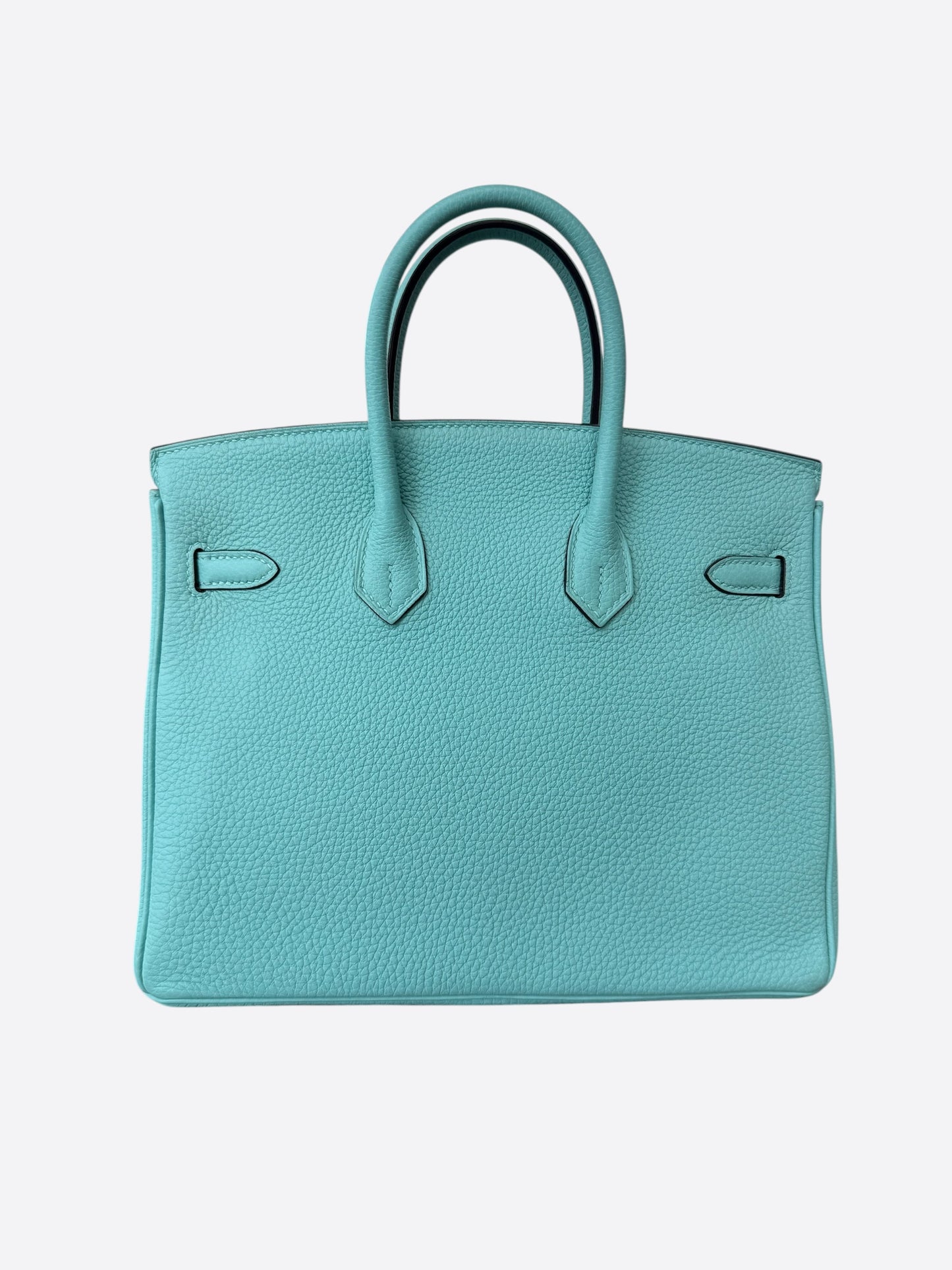 Hermes Blue Atoll Togo & Palladium Hardware Birkin 25