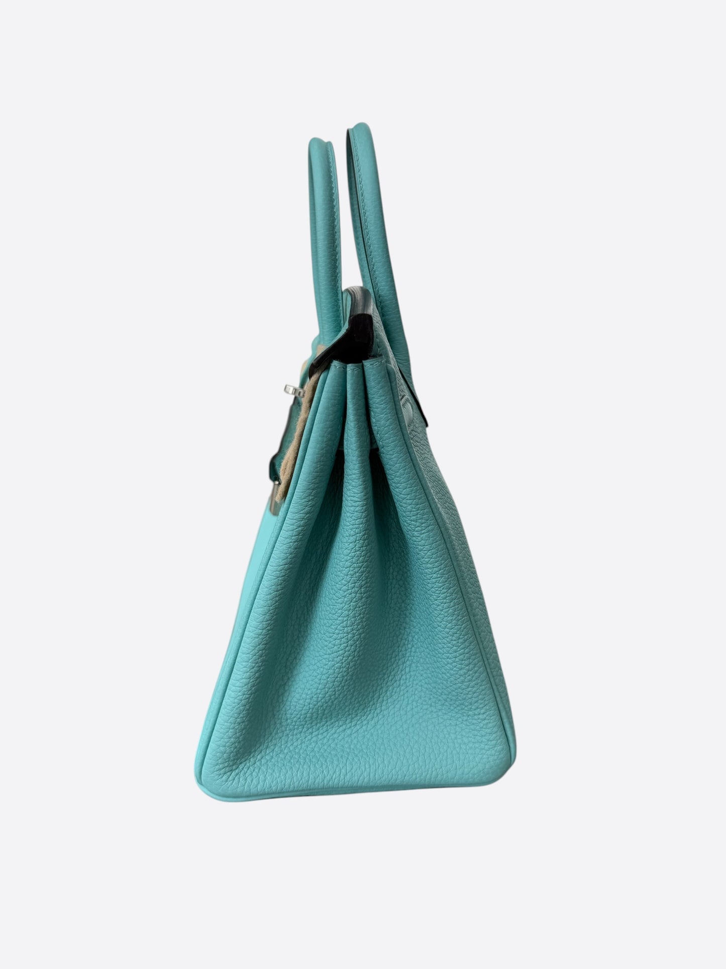 Hermes Blue Atoll Togo & Palladium Hardware Birkin 25