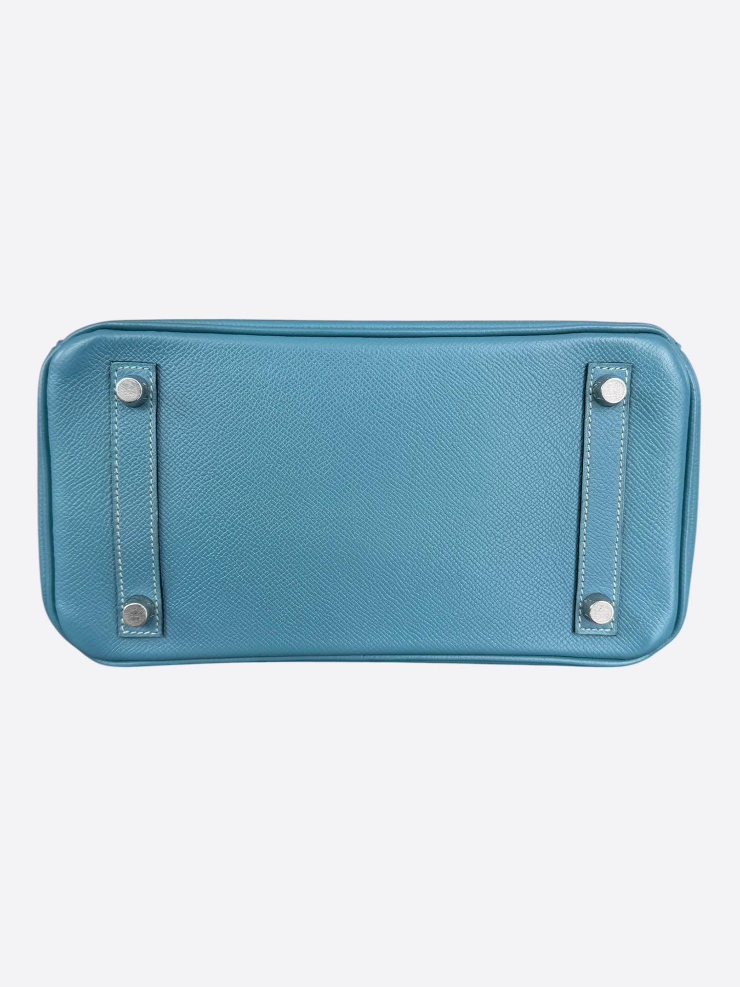 Hermes Blue Jean Epsom & Palladium Hardware Birkin 25