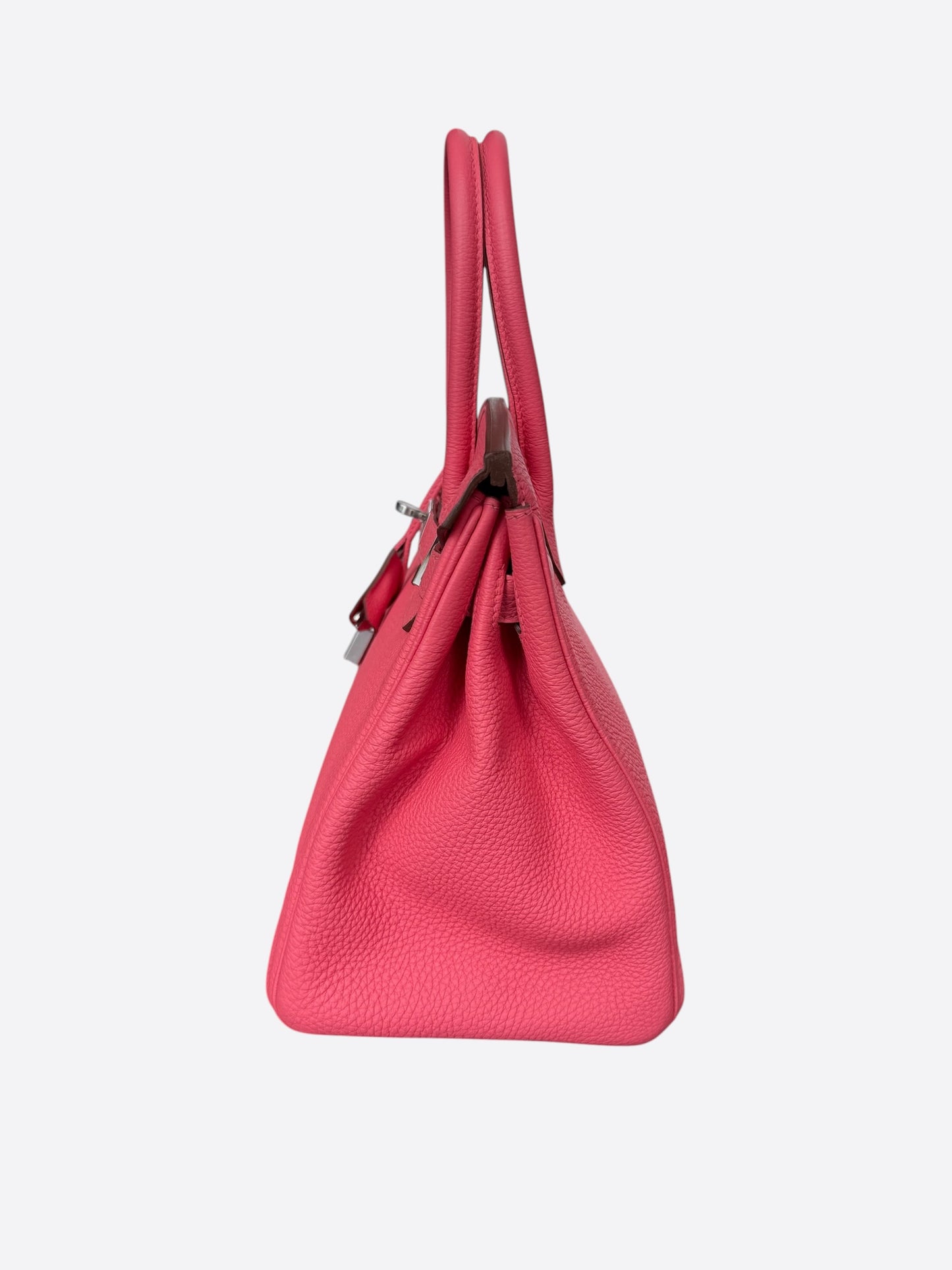 Hermes Rose Lipstick Togo & Palladium Hardware Birkin 30