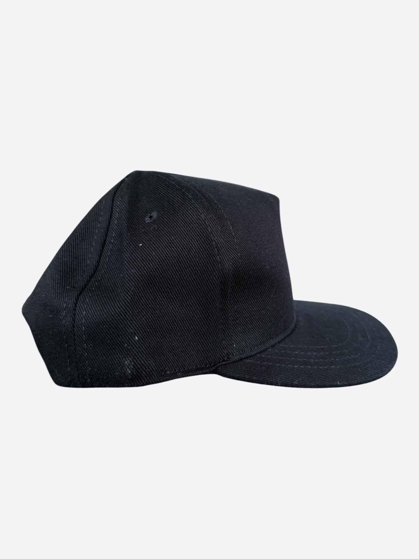 Chrome Hearts Black & White Embroidered Triple Cross RS3 Trucker Hat