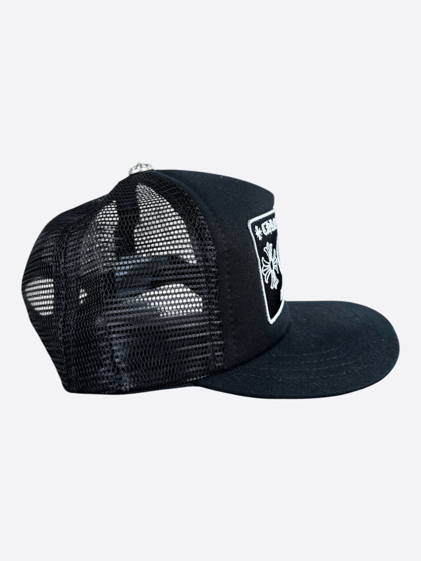 Chrome Hearts Black & White Las Vegas Trucker Hat