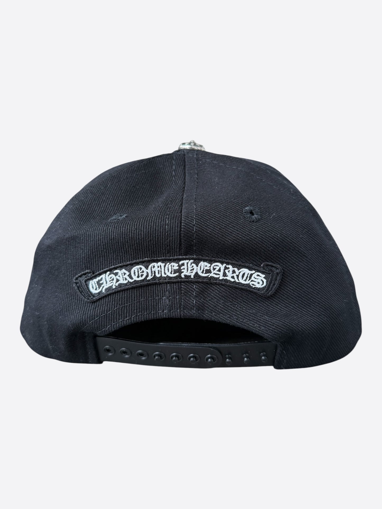 Chrome Hearts Black & White Horseshoe Logo Hat