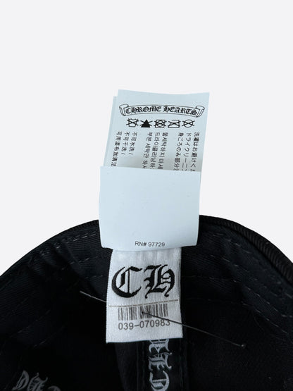 Chrome Hearts Black & White Horseshoe Logo Hat