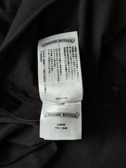 Chrome Hearts Black & Yellow Horseshoe Logo T-Shirt