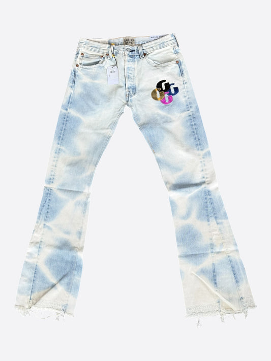 Gallery Dept Levis Sunfaded Blue G Patch Flare Jeans