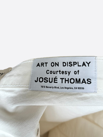 Gallery Dept Beige Paint Splatter LA Flare Carpenter Pants
