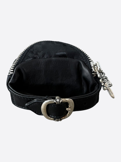 Chrome Hearts Black Stencil Nylon Wrist Bag