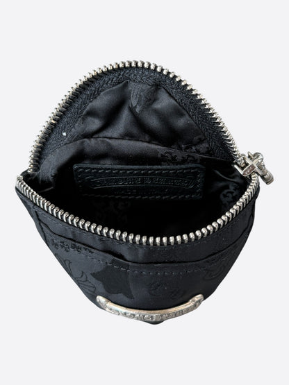 Chrome Hearts Black Stencil Nylon Wrist Bag