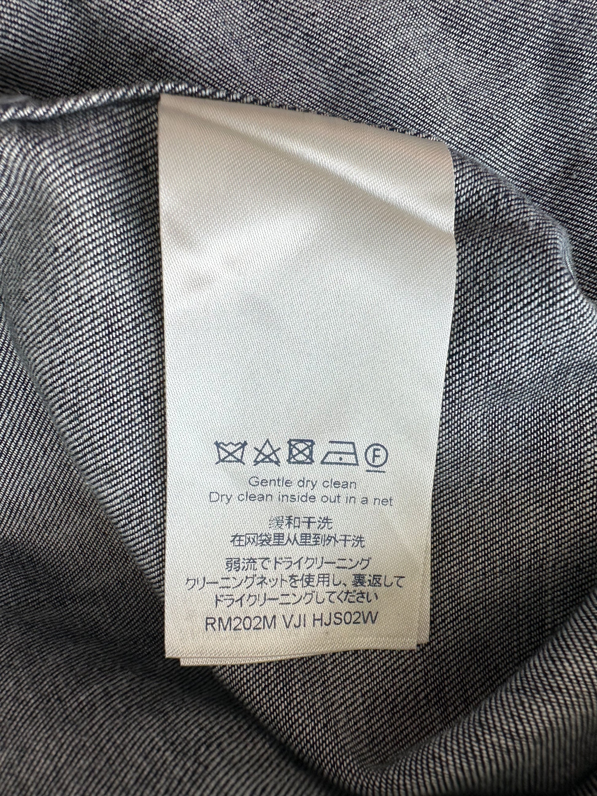 Louis Vuitton 2020-21FW Giant Damier Waves Monogram Flannel Shirt