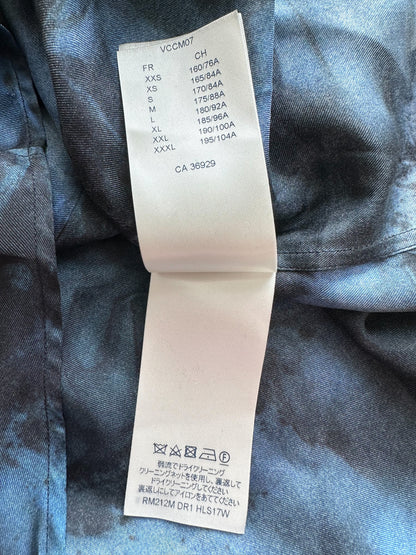 Louis Vuitton Silk Damier Salt Button Up Shirt