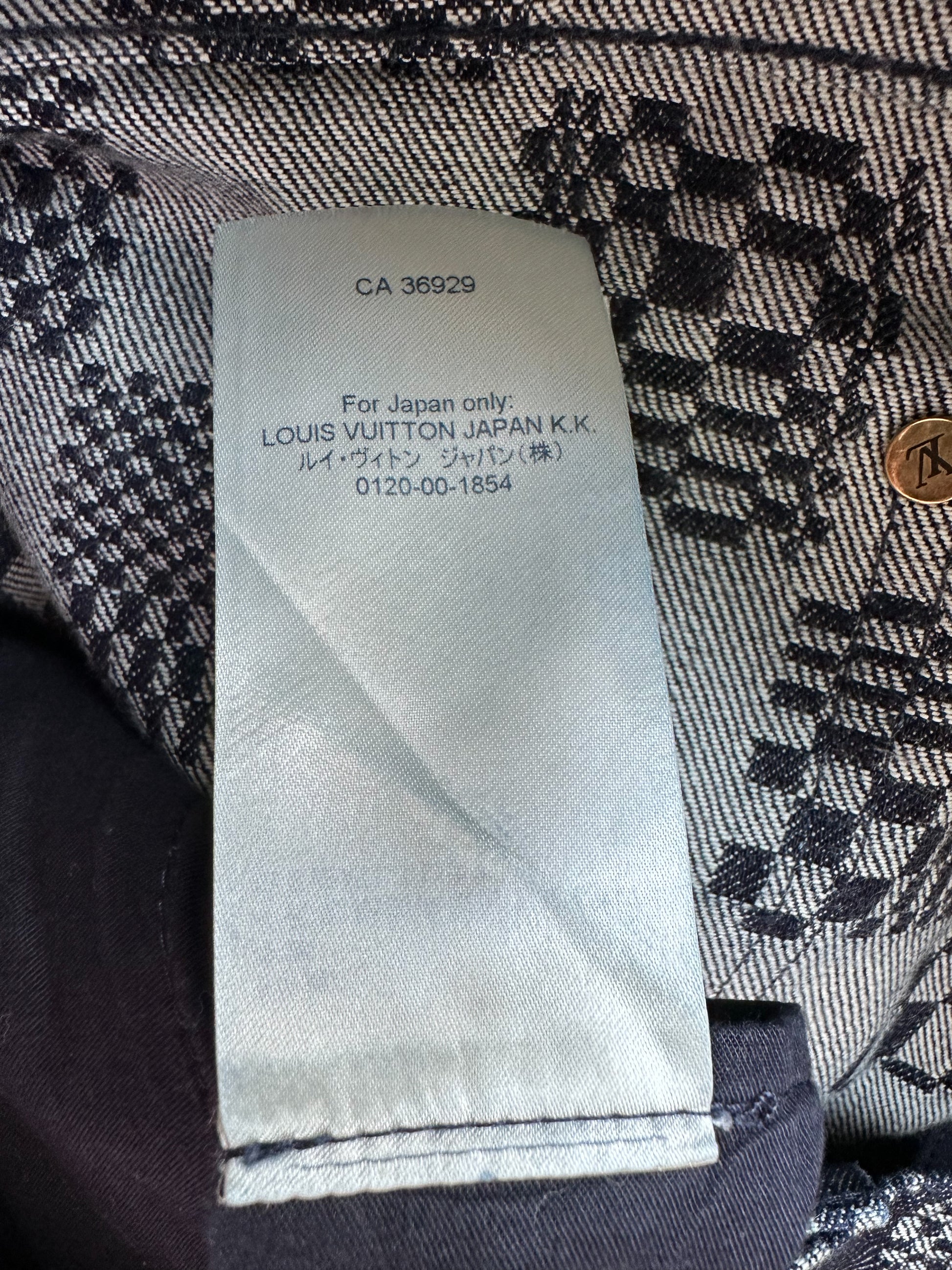 Louis Vuitton Distorted Damier Denim Jacket – Savonches
