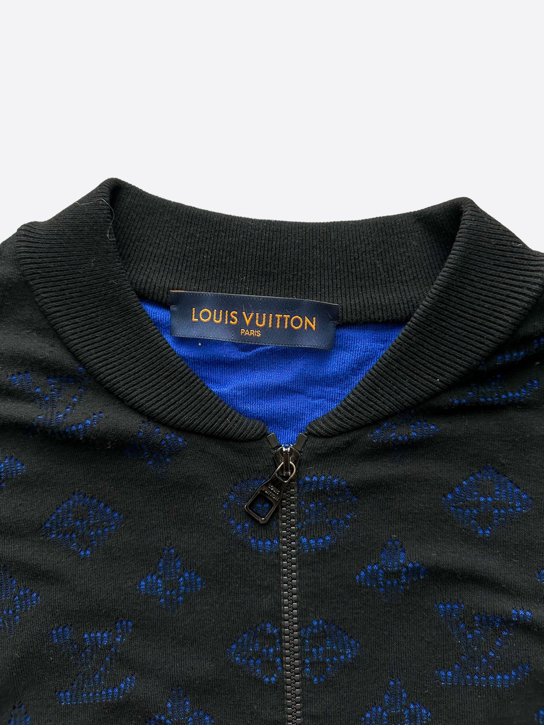 Louis Vuitton Blue & Purple Bomber Jacket – Savonches