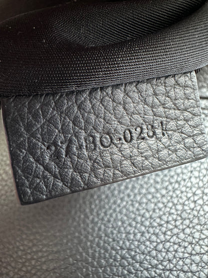 Dior Sacai Black Calfskin Saddle Bag