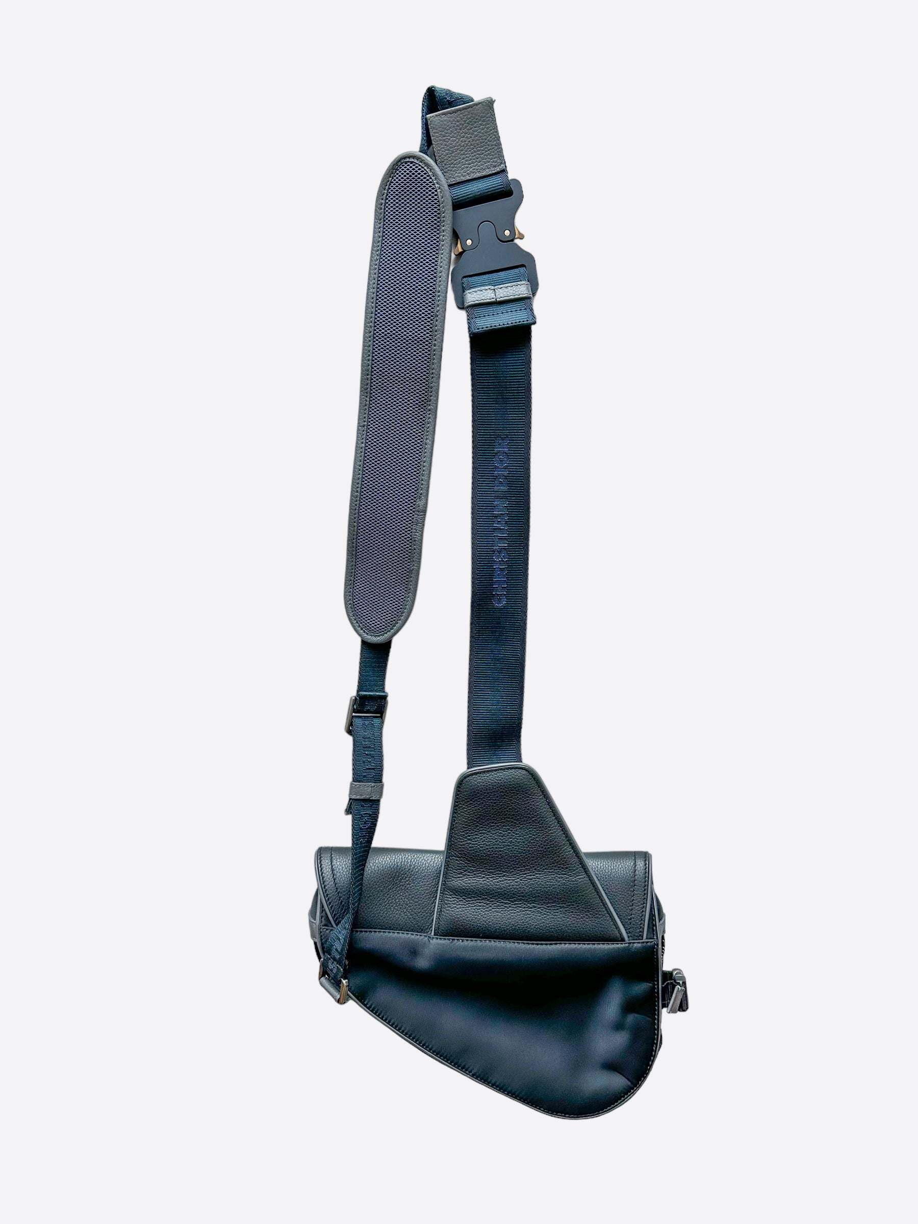 Saddle bag 2024 in black calfskin