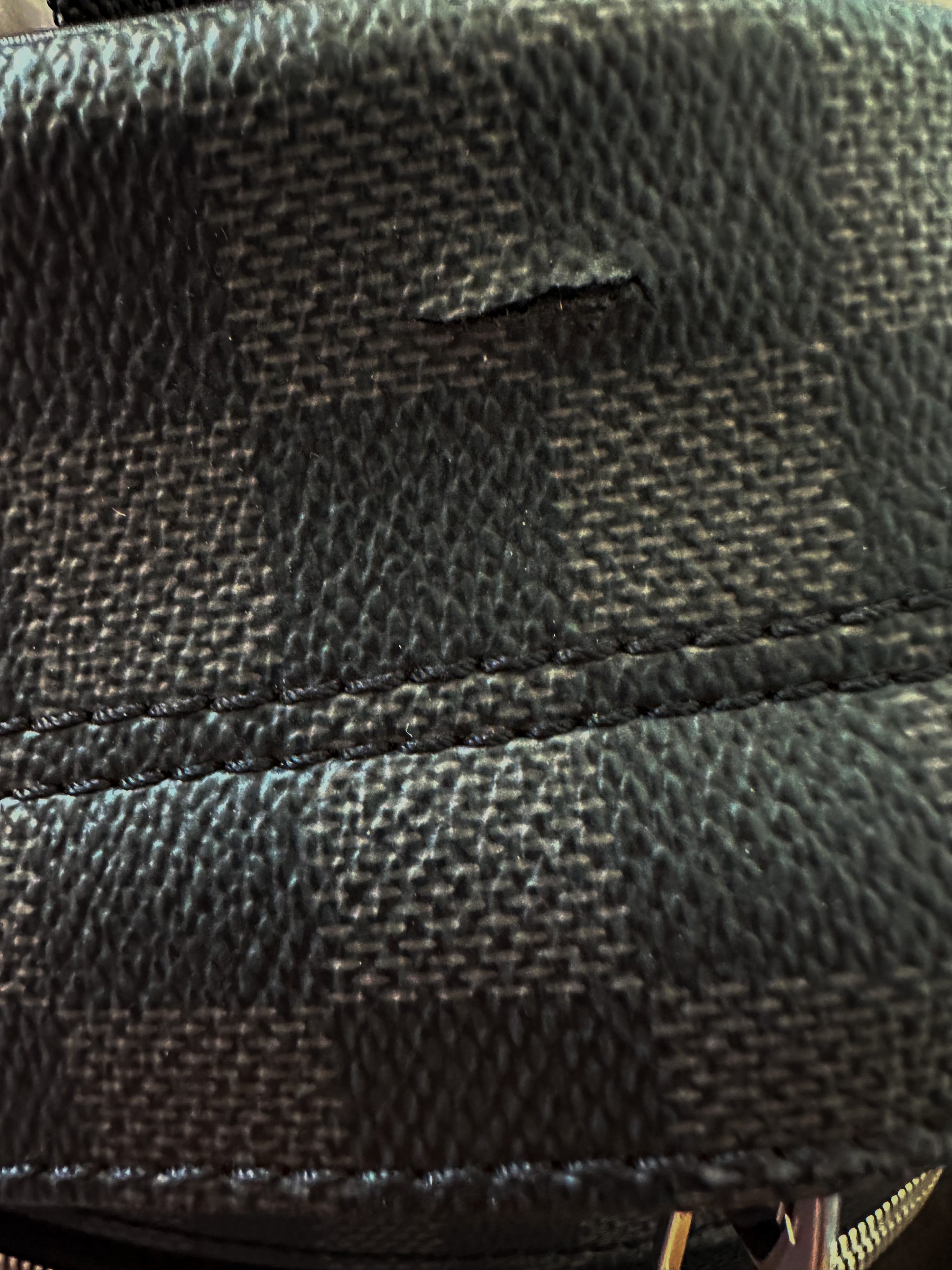 Louis Vuitton Michael Damier Graphite Canvas Backpack Bag Black