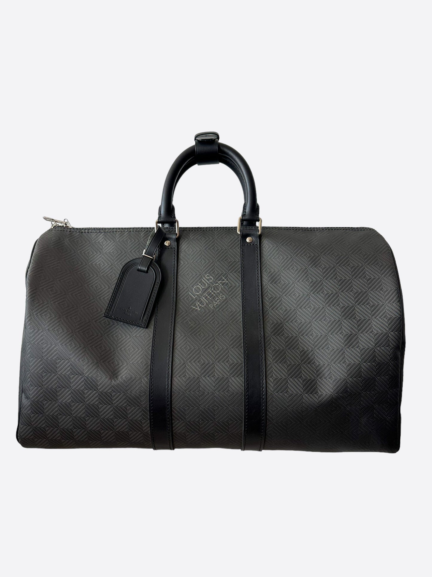 Louis Vuitton Damier Carbon Keepall 45