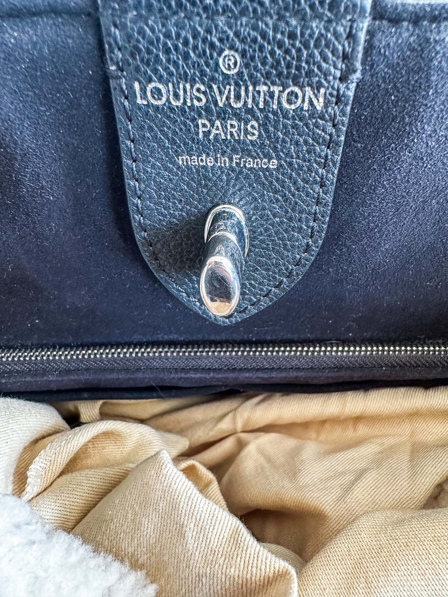 Louis Vuitton Black Lockme Cabas Tote Bag