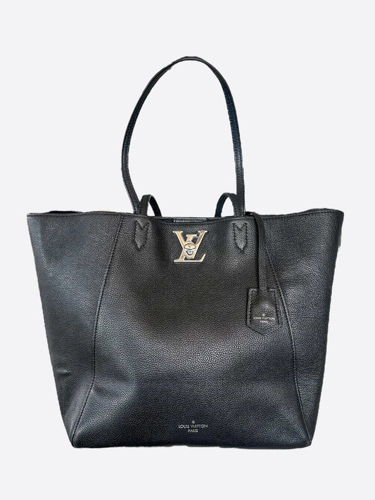 Louis Vuitton Black Lockme Cabas Tote Bag