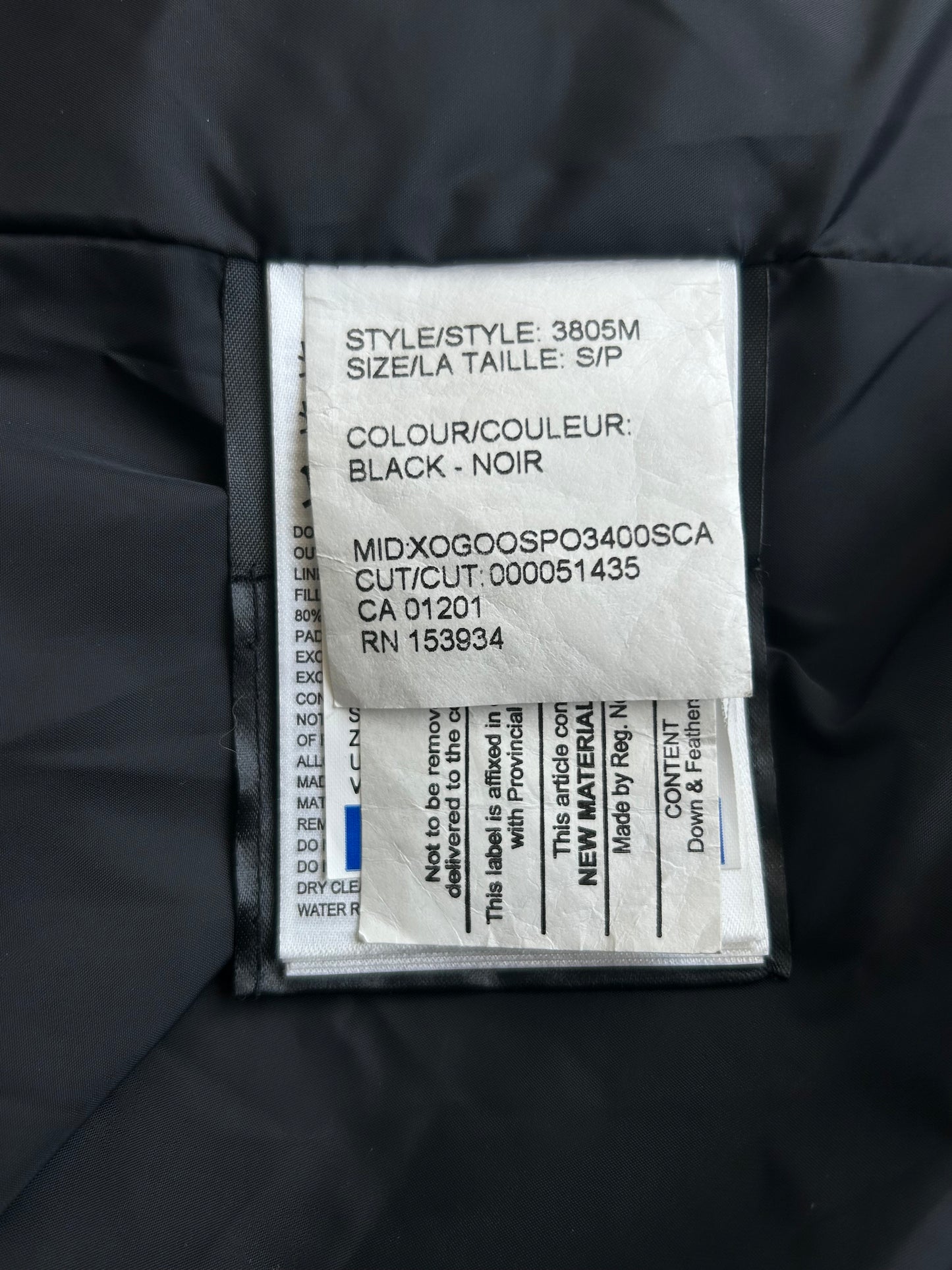 Canada Goose Black Carson Men's Jacket