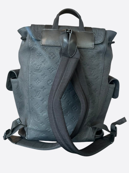 Louis Vuitton Black Taurillon Monogram Christopher Backpack