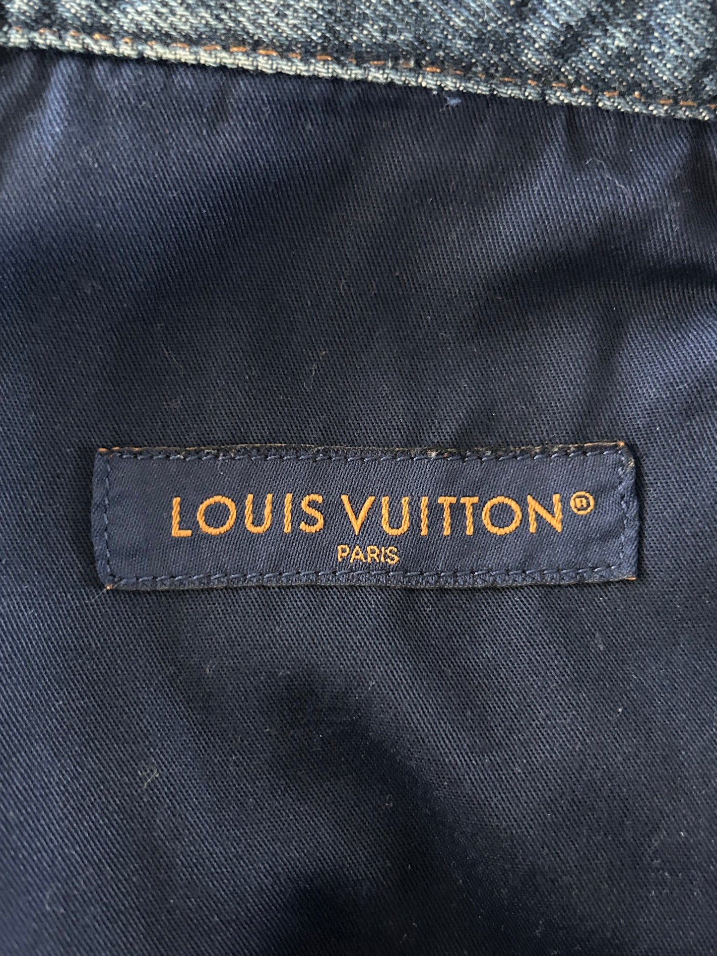 Louis Vuitton Blue Monogram Carpenter Jeans