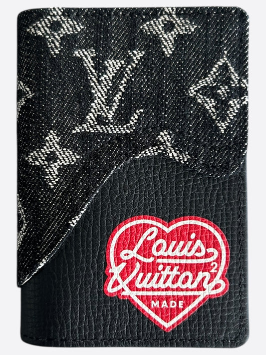Louis Vuitton Nigo Grey & White Monogram Pocket Organizer