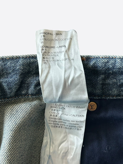 Louis Vuitton Blue Monogram Carpenter Jeans