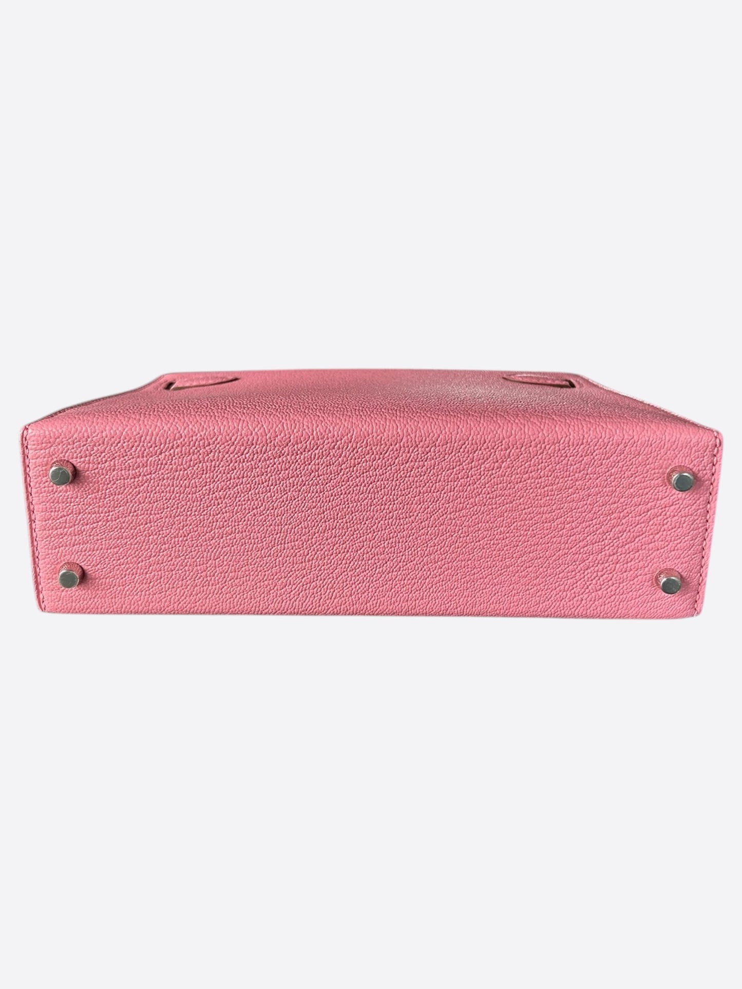 Hermes Pink Lambskin Mini Kelly 20