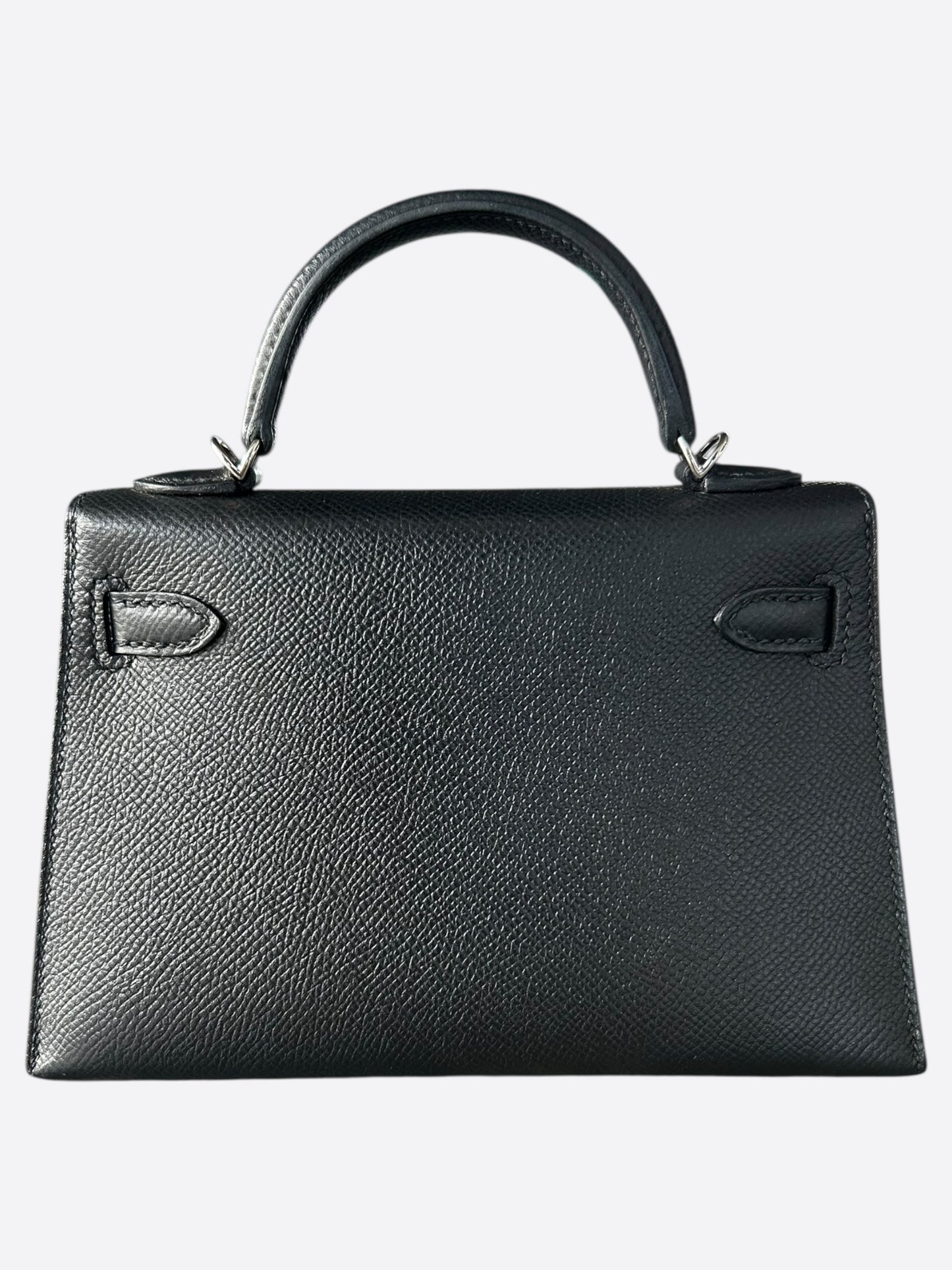 Hermes Black Epsom Mini Kelly 20